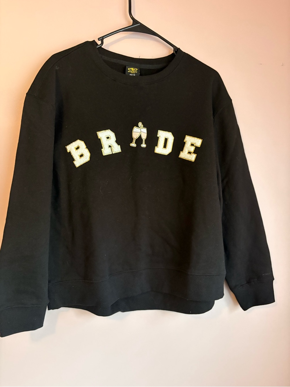 ❤️Athletic Works Black Sweatshirt with Yellow Logo